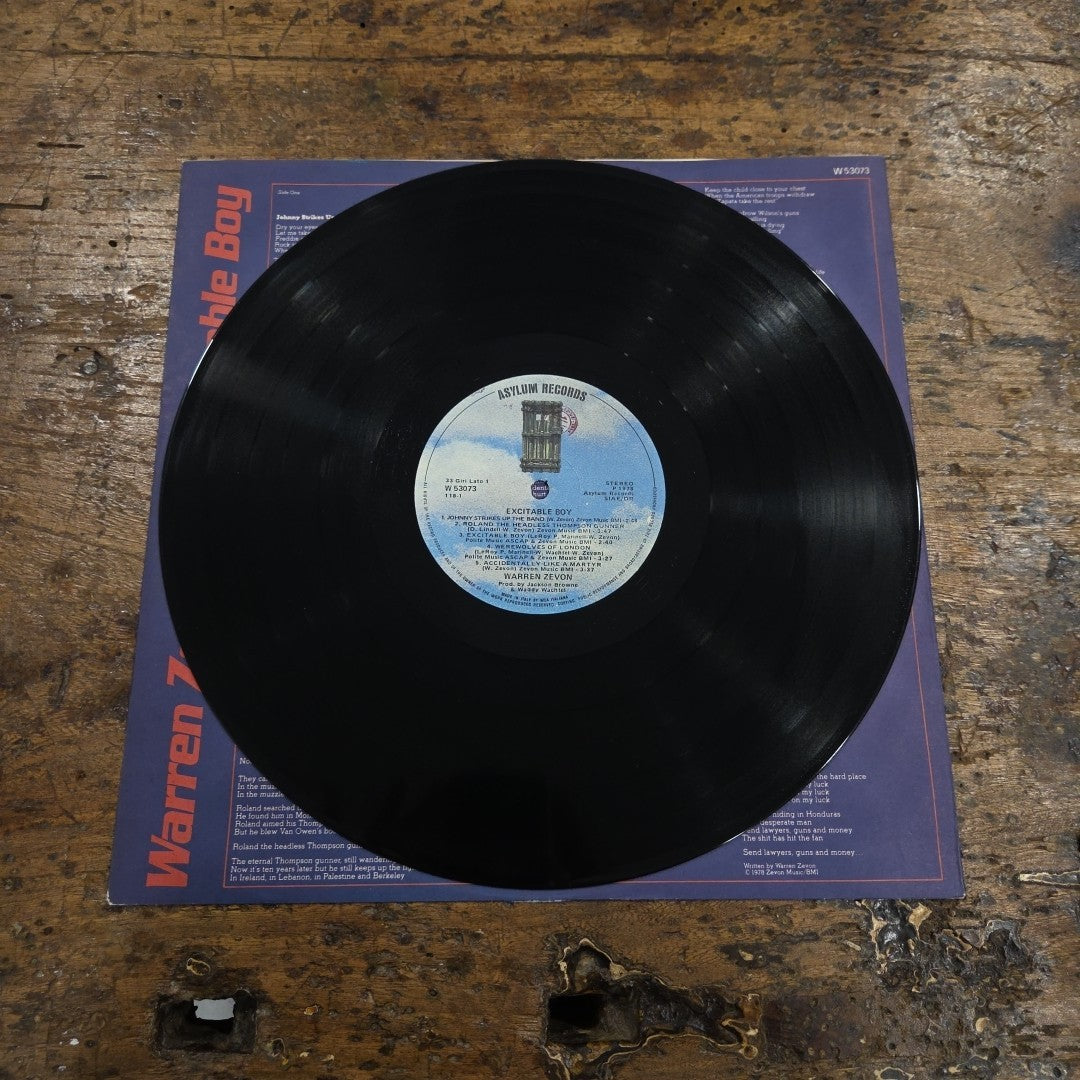 LP Warren Zevon - Excitable Boy W53073 Made In Italy 1978 Vinile Rock