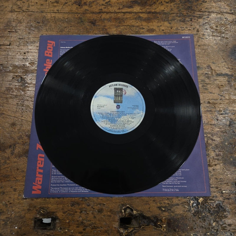 LP Warren Zevon - Excitable Boy W53073 Made In Italy 1978 Vinile Rock