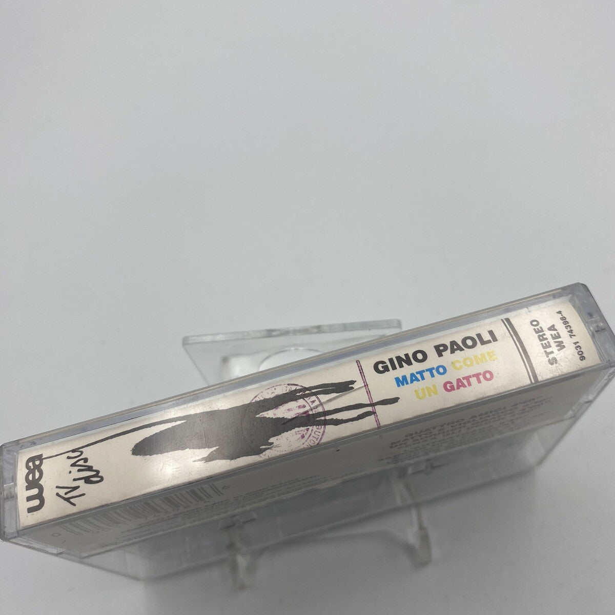 MUSICASSETTA Tape VG Gino Paoli – Matto Come Un Gatto Italy 1991 Pop