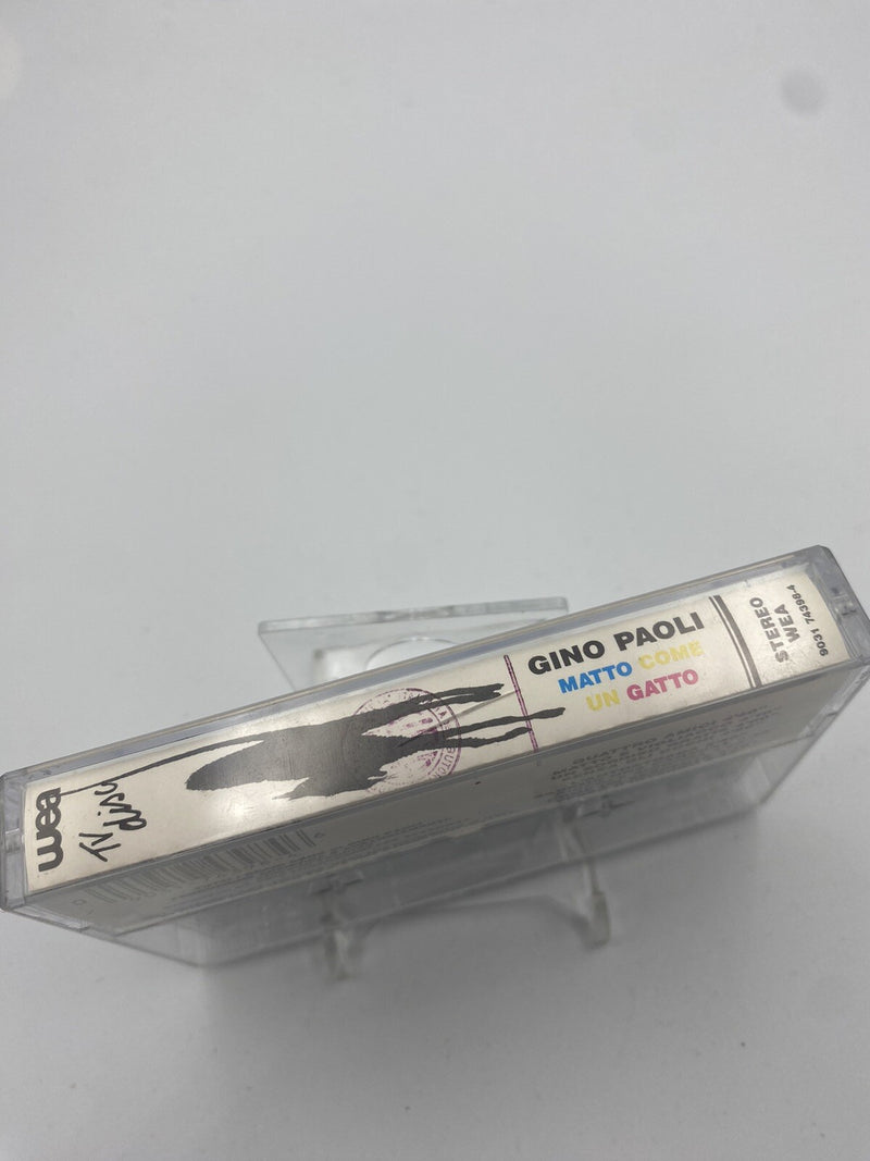 MUSICASSETTA Tape VG Gino Paoli – Matto Come Un Gatto Italy 1991 Pop