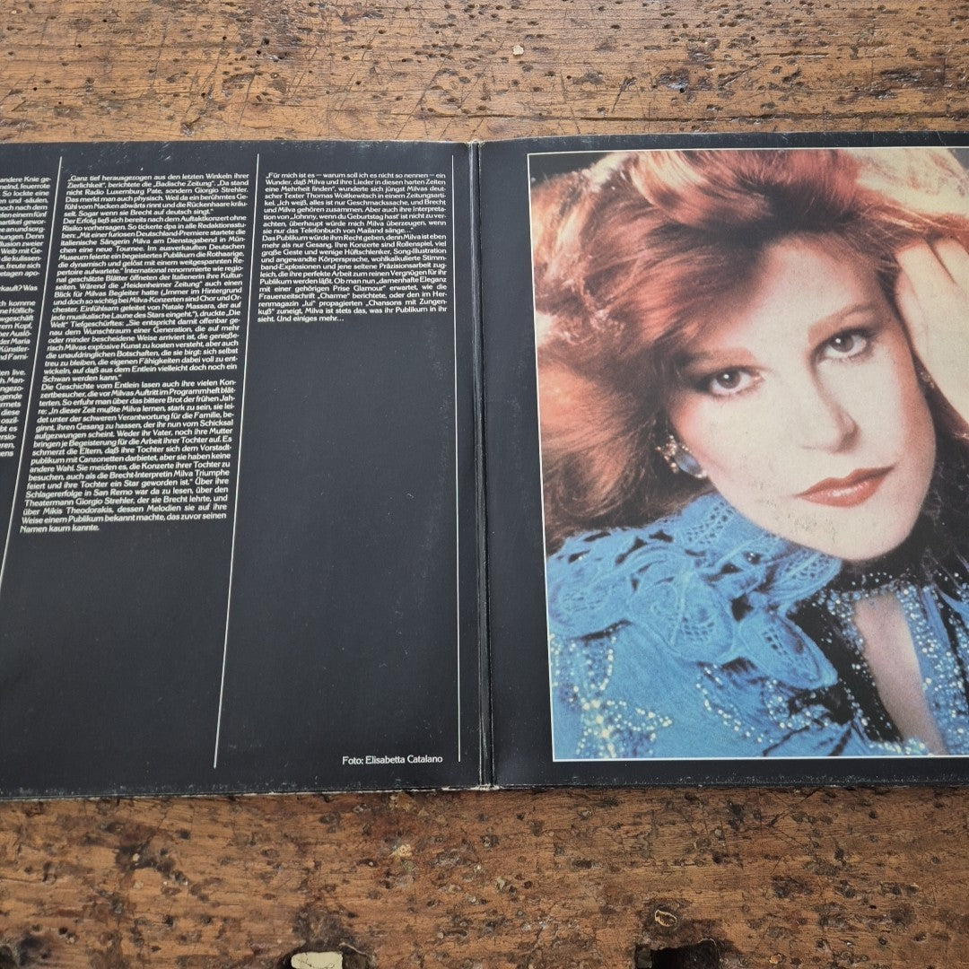 LP Milva - Das Konzert 0080.074-2 Made In Germany Musica Italiana Vinile