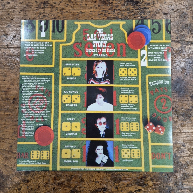 LP The Gun Club - Las Vegas Story SFTRI 742 Green Rock Alternative Vinile