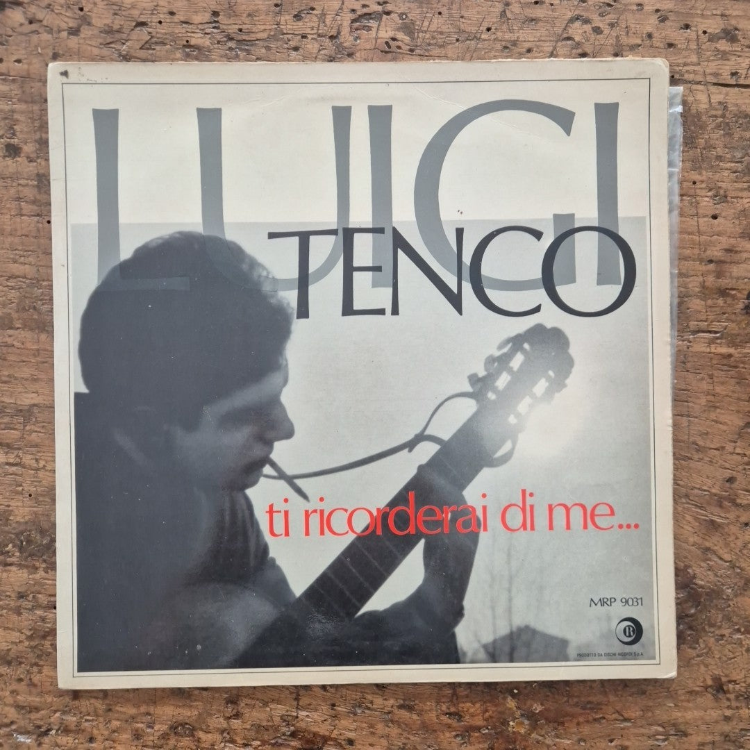 LP Luigi Tenco Ti Ricorderai Di Me... MRP 9031 Italy 1967 Pop Chanson Italia
