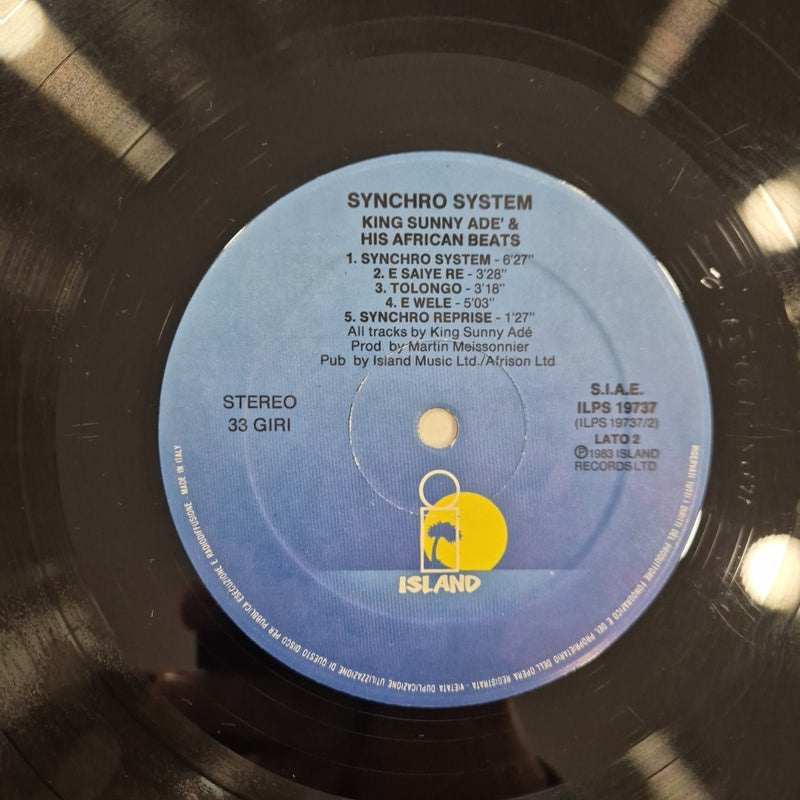 LP Sunny Ade And His African Beats Synchri System Musica African Vinile 12