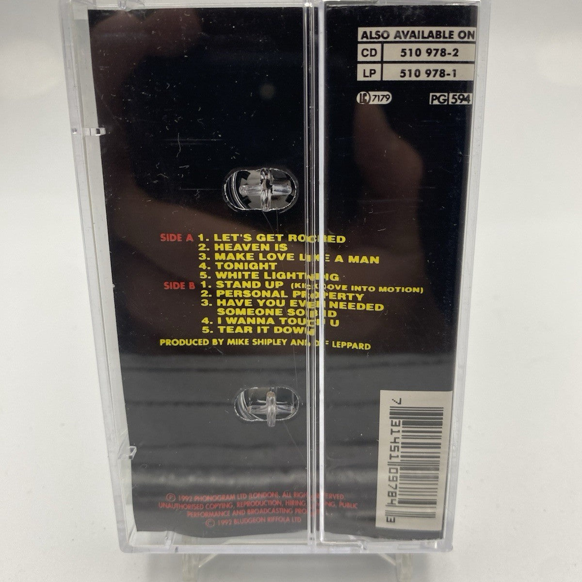 MUSICASSETTA Tape VG Def Leppard – Adrenalize Rock Hard Rock