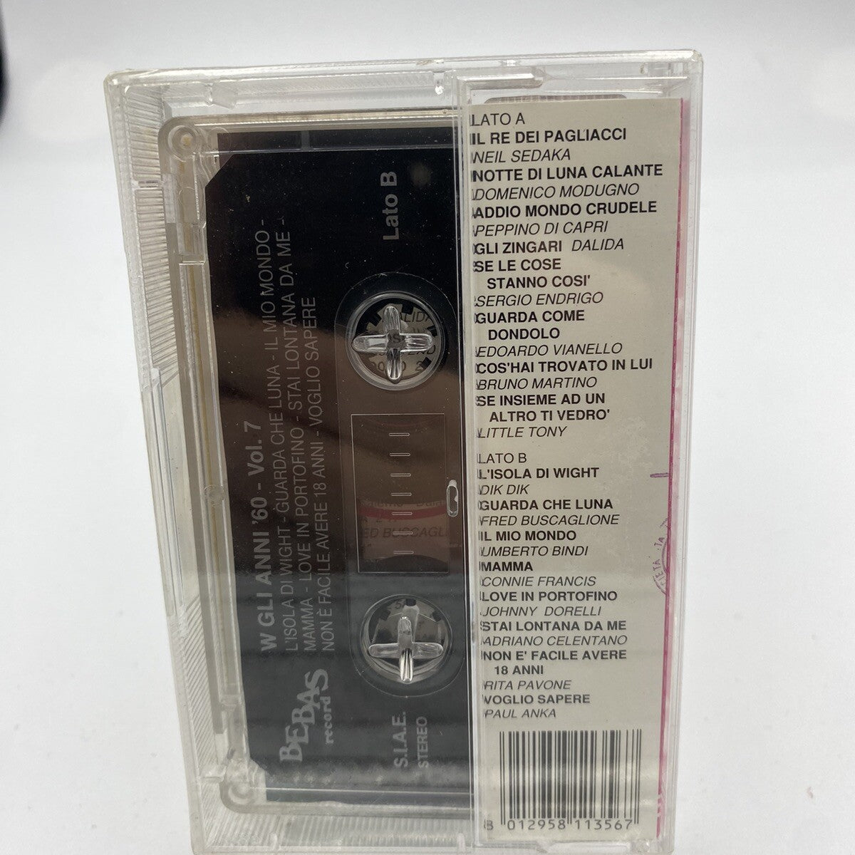 MUSICASSETTA Tape SS Various - W Gli Anni 60” Vol 7 Italy
