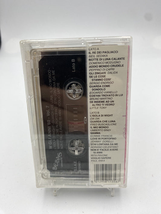 MUSICASSETTA Tape SS Various - W Gli Anni 60” Vol 7 Italy