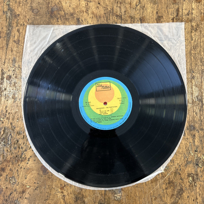 LP The Temptations - Masterpiece TSM ST 60037 Italy 1973 Funk Soul Disco Vinile