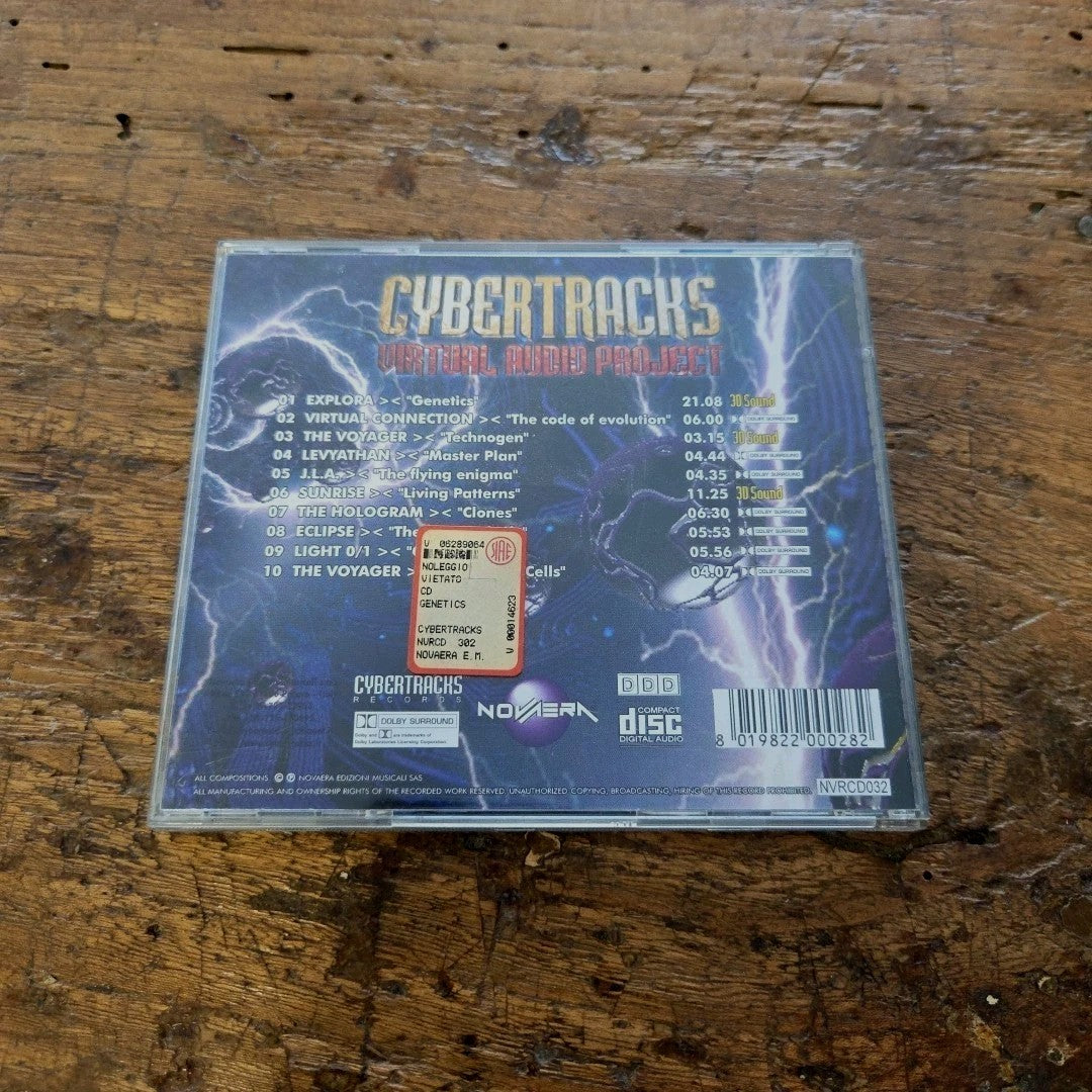 CD Cybertracks - Genetics NVRCD032 Musics Electronic Disco