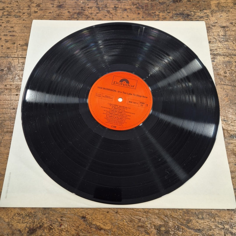 LP Van Morrison - It's Too Late To Stop Now 839 168-1 Germany 1974 Rock Vinile