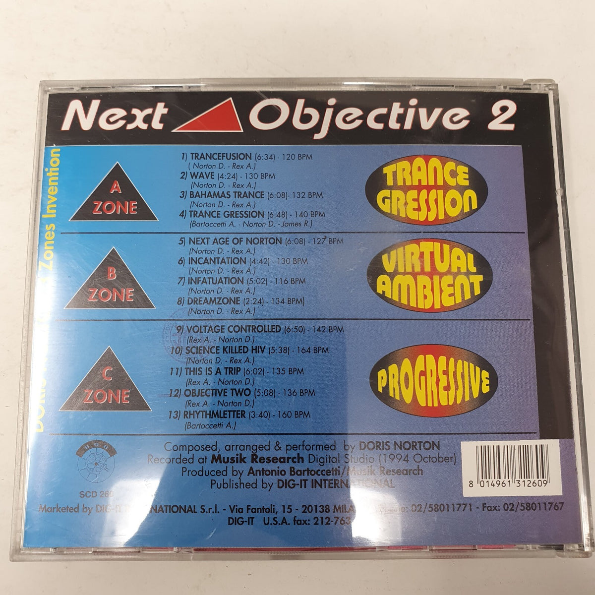 CD Doris Norton – Next Objective S.O.B. Scd260