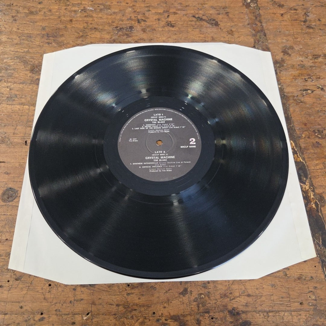 LP Tim Blake - Crystal Machine BRCLP 60066 1977 Electronic Music