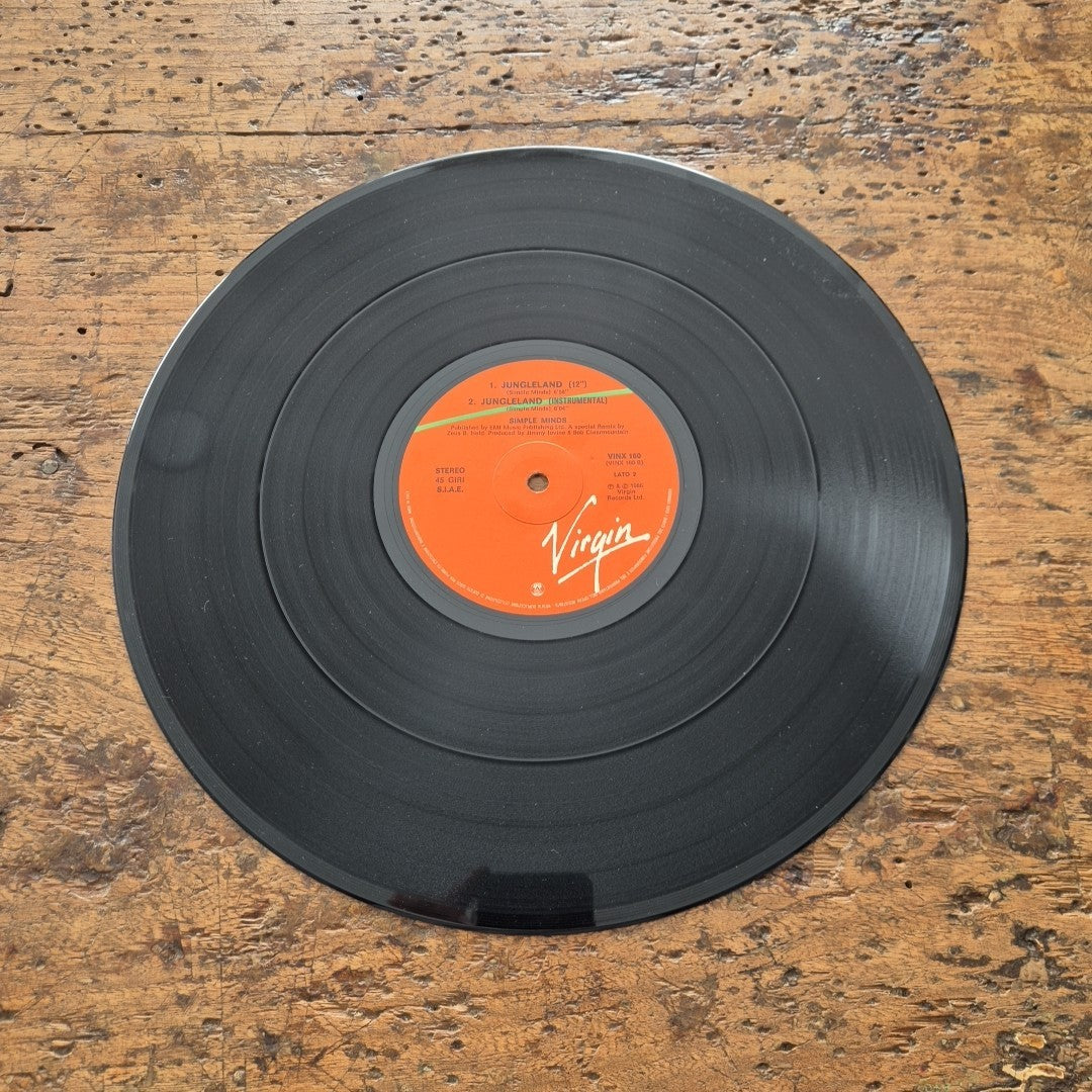LP Simple Minds - Jungleland VINX 160 Musica Pop Rock Vinile 1986
