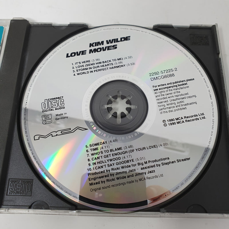 CD Kim Wilde – Love Moves MCA Records – 2292-57225-2