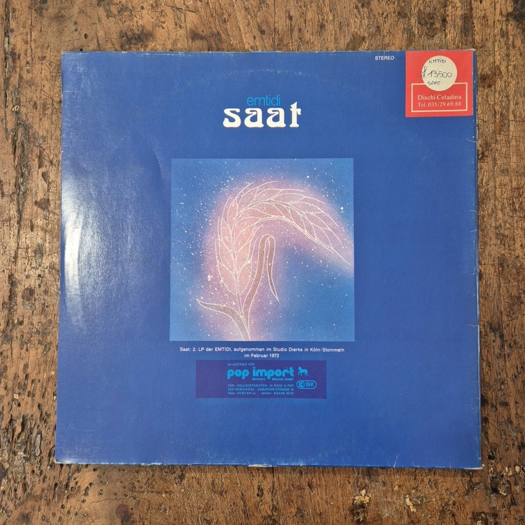 LP Saat - Emtidi 20 29077-8 Krutrock Folk Rock Germany 1981 Vinile 12