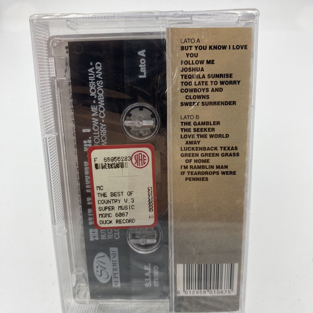 MUSICASSETTA Tape SS Various The Best Of Country Italy Musica Country Music