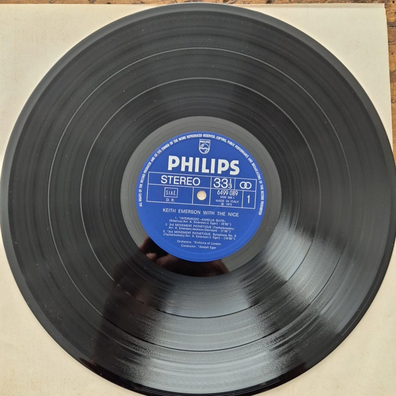 LP Keith Emerson With The Nice Made In Italy 1972 Musica Rock Vinile 12