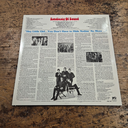LP Syndacate Of Sound PERF 388 Little Girl Musica Rock Garage Vinile
