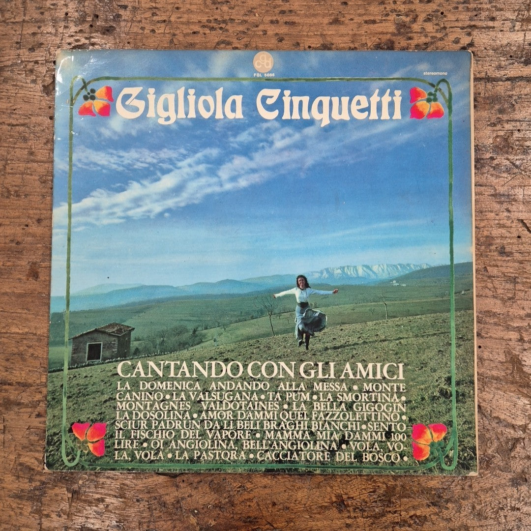 LP Gigliola Cinquetti Cantando Con Gli Amici FGL 5086 Musica Italiana Vinile 12