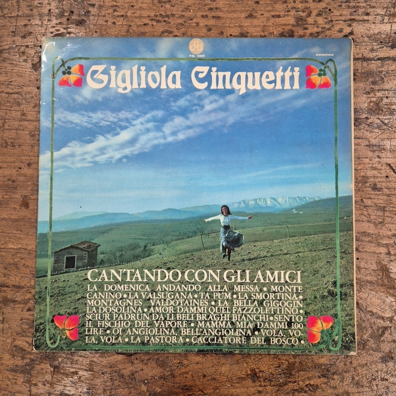 LP Gigliola Cinquetti Cantando Con Gli Amici FGL 5086 Musica Italiana Vinile 12