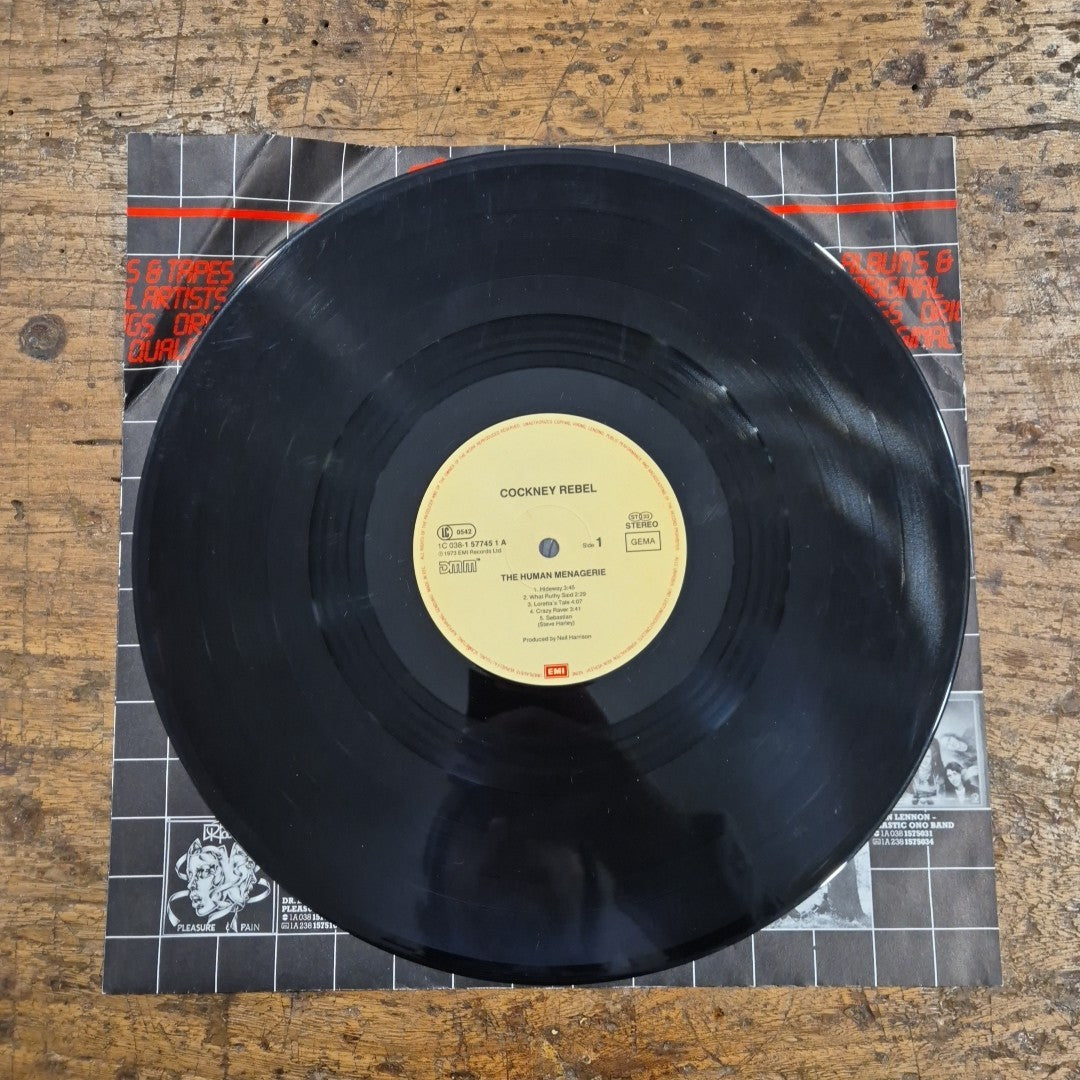 LP Cockney Rebel - The Human Menagerie 1C 038- 1 Made in Germany Vinile Rock