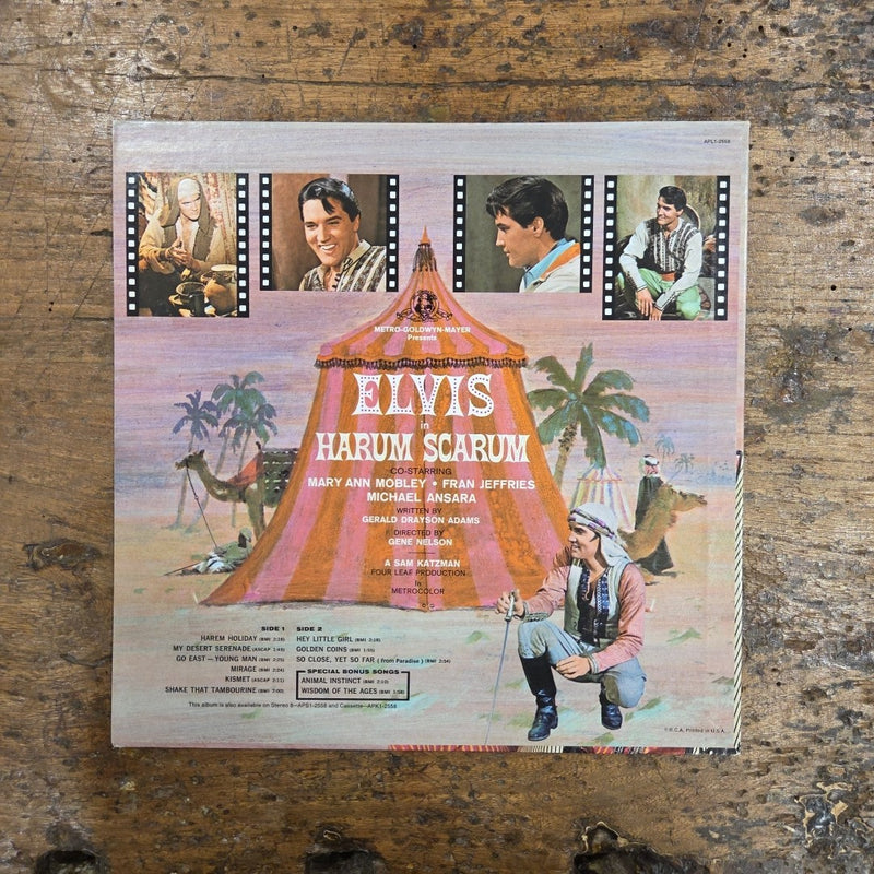 LP Elvis Presley- Harum Scarum APL1-2558 Made In U.S.A Rock Music