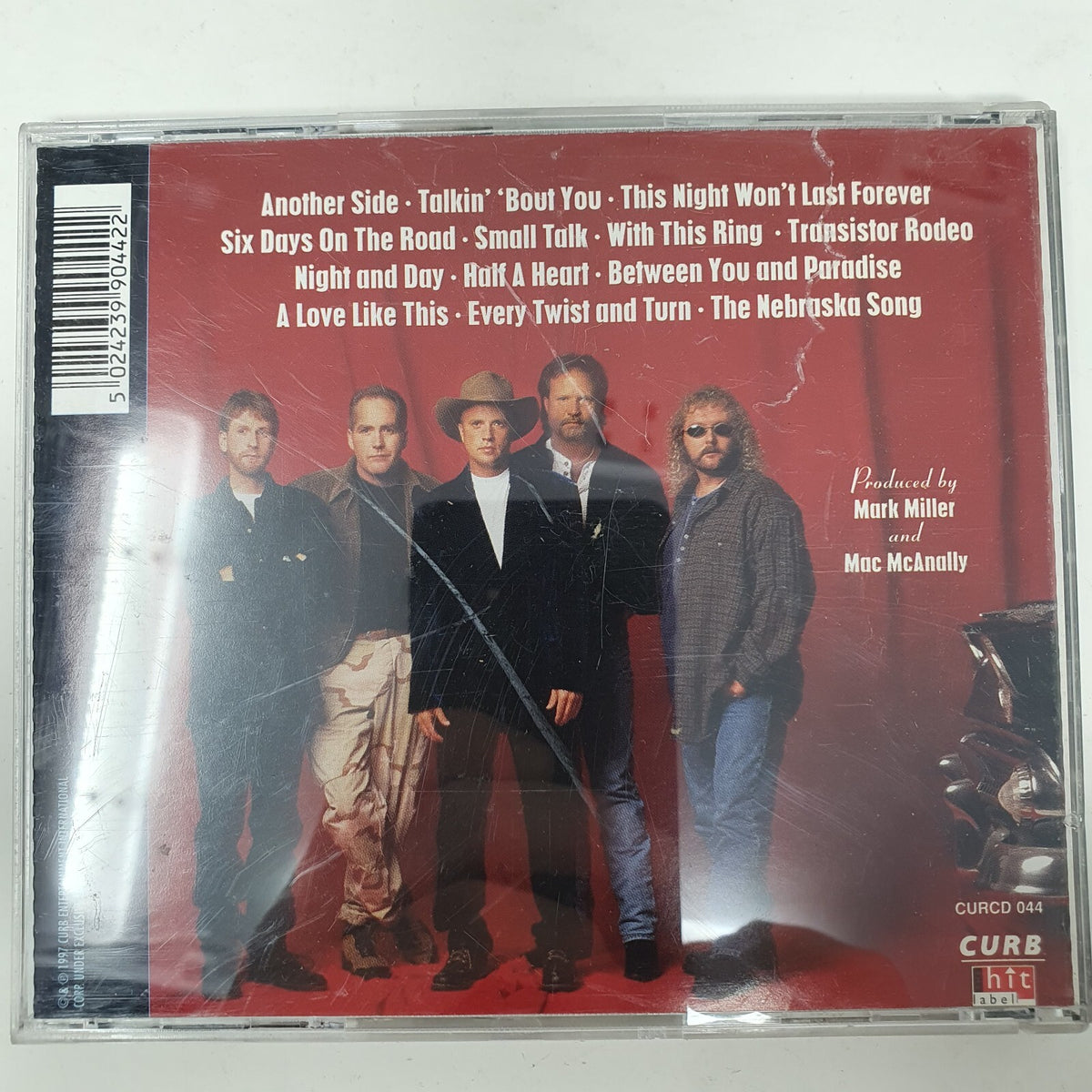CD Sawyer Brown – Six Days On The Road Curb Records – CURCD 044