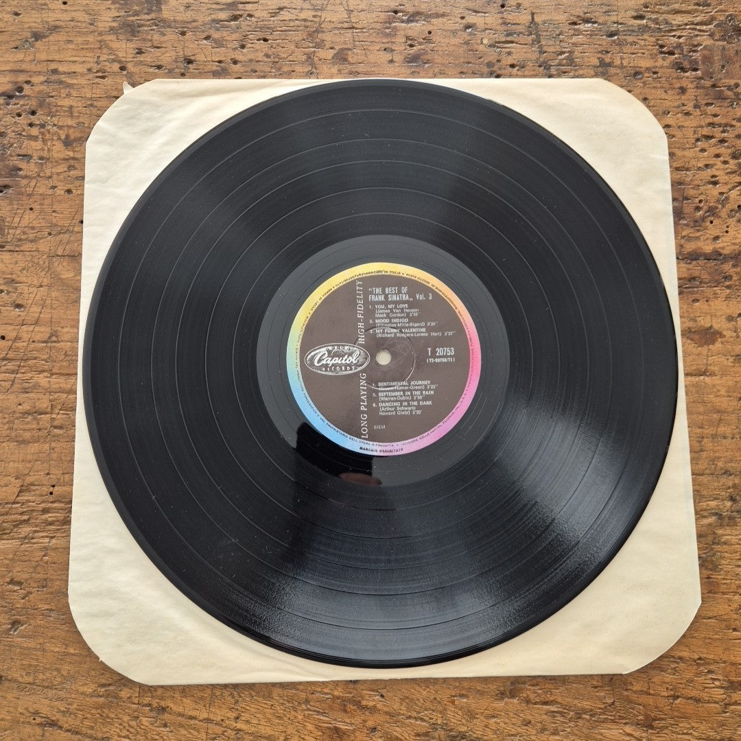 LP The Best Of Frank Sinatra Vol. 3 T 20753 Jazz Big Band VINILE 12