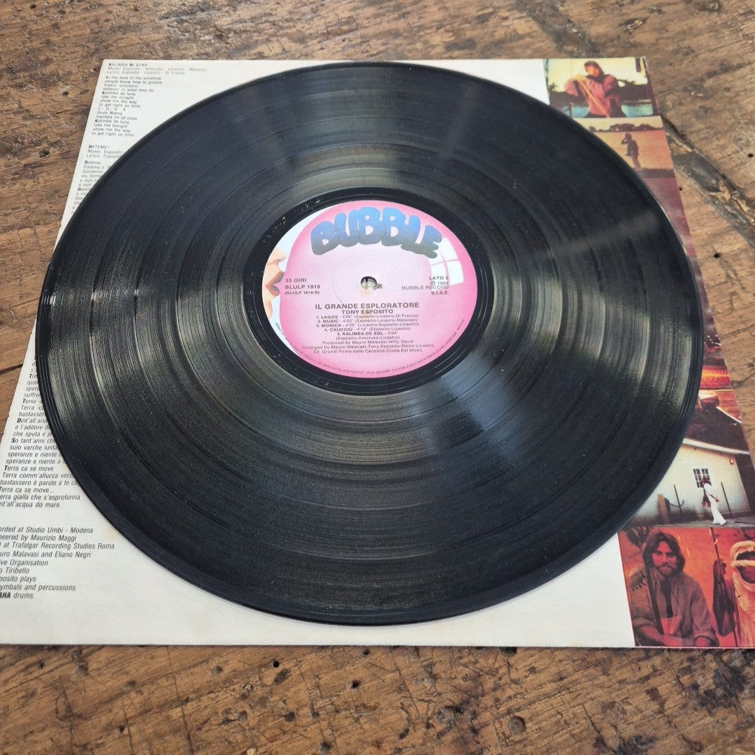 LP Tony Esposito - Il Grande Esploratore BLU 1818 Musica Italiana Vinile 12