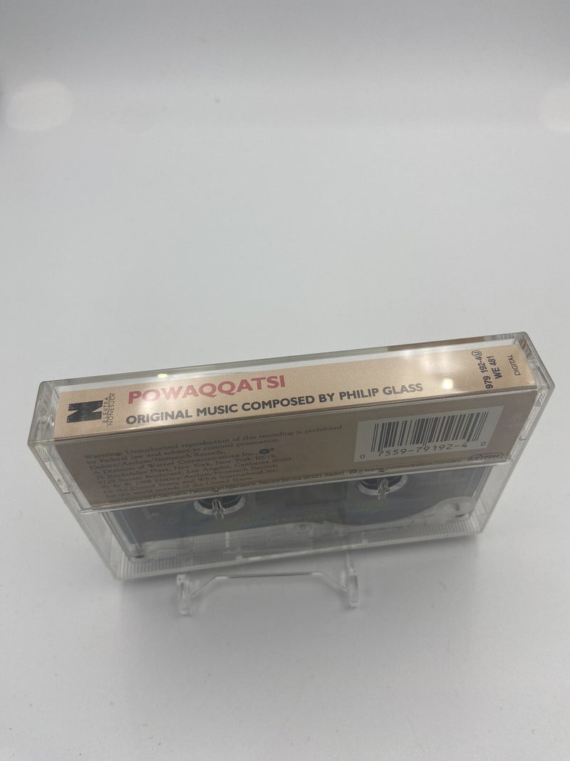 MUSICASSETTA Tape SS Philip Glass – Powaqqatsi  9 79192-4 Classical Stage Screen