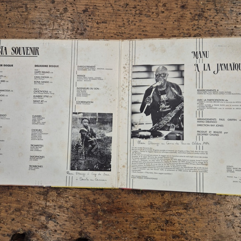LP Manu Dibango - Rasta Souvenir ESP 7512 France 1985 Musica African Vinile