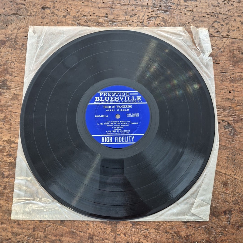 LP Arbee Stidham - Tired Of Wandering BVLP-1021 BLUESVILLE Vinile Jazz Blues