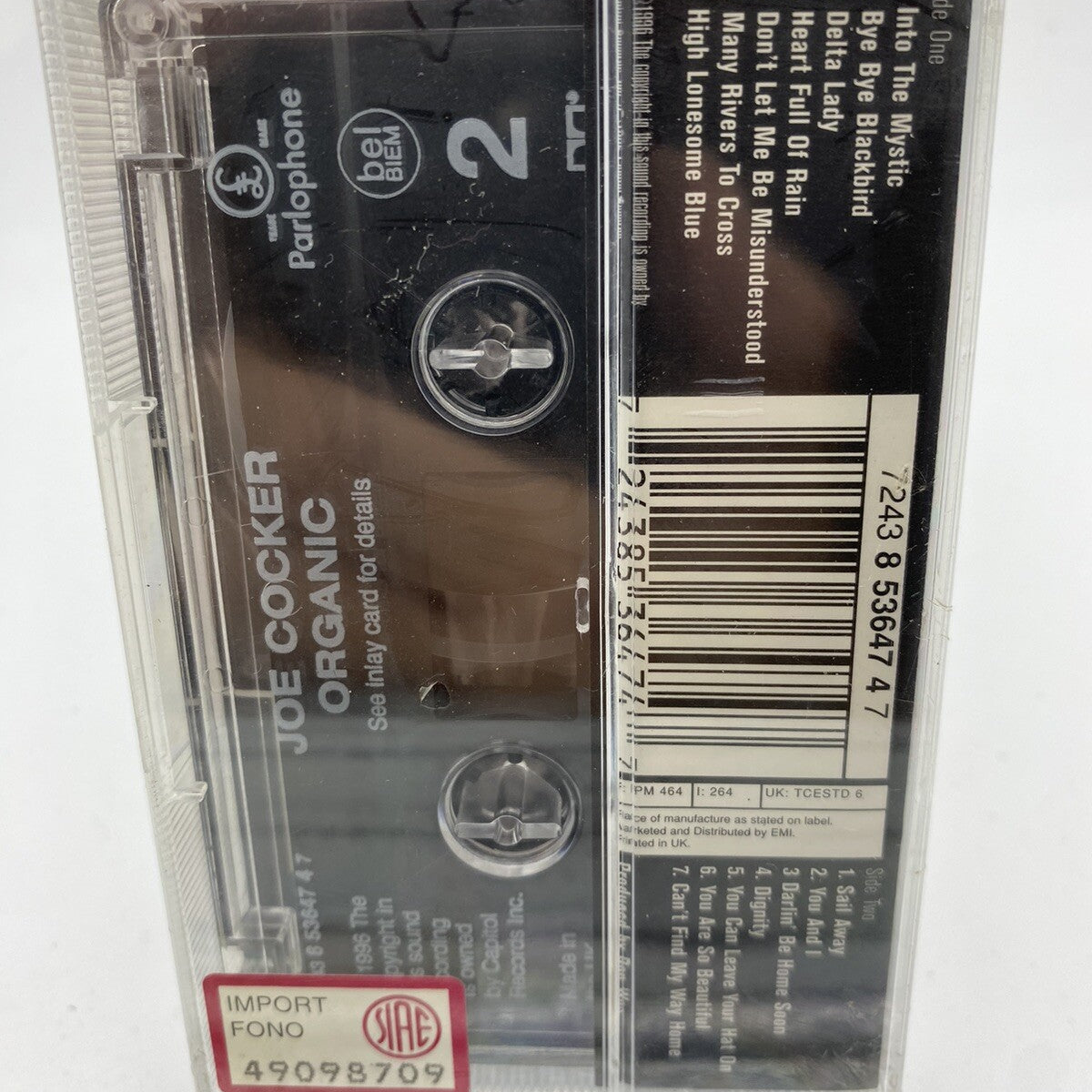 MUSICASSETTA Tape SS Joe Cocker – Organic 1996 Pop Rock