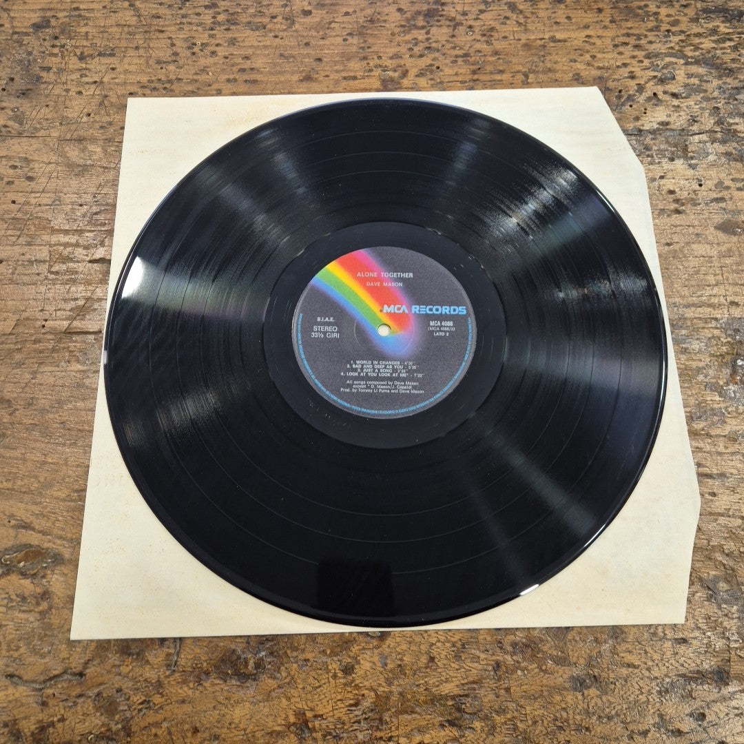 LP Dave Mason - Alone Together MCA 4088 Made In Italy Musica Rock Vinile