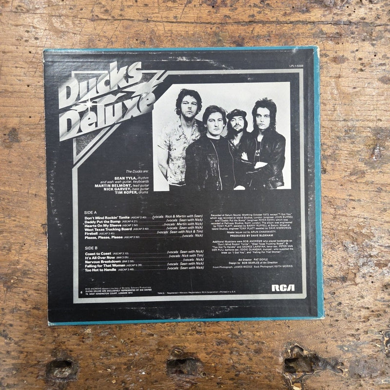 LP Ducks Deluxe - Ducks Deluxe LPL1-5008 Made In U.S.A 1974 Rock