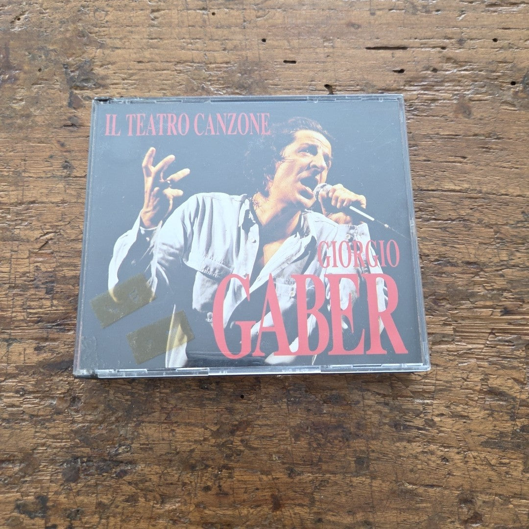 CD Giorgio Gaber - Il Teatro Canzone CDCGG 21012 1992 Musica Italiana