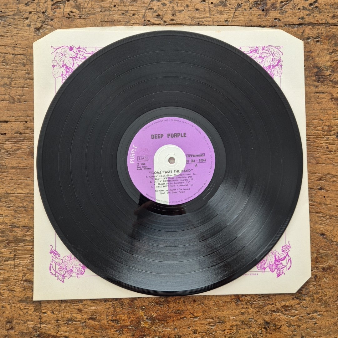 LP Deep Purple - Come Taste The Band Prima Stampa Italiana 1975