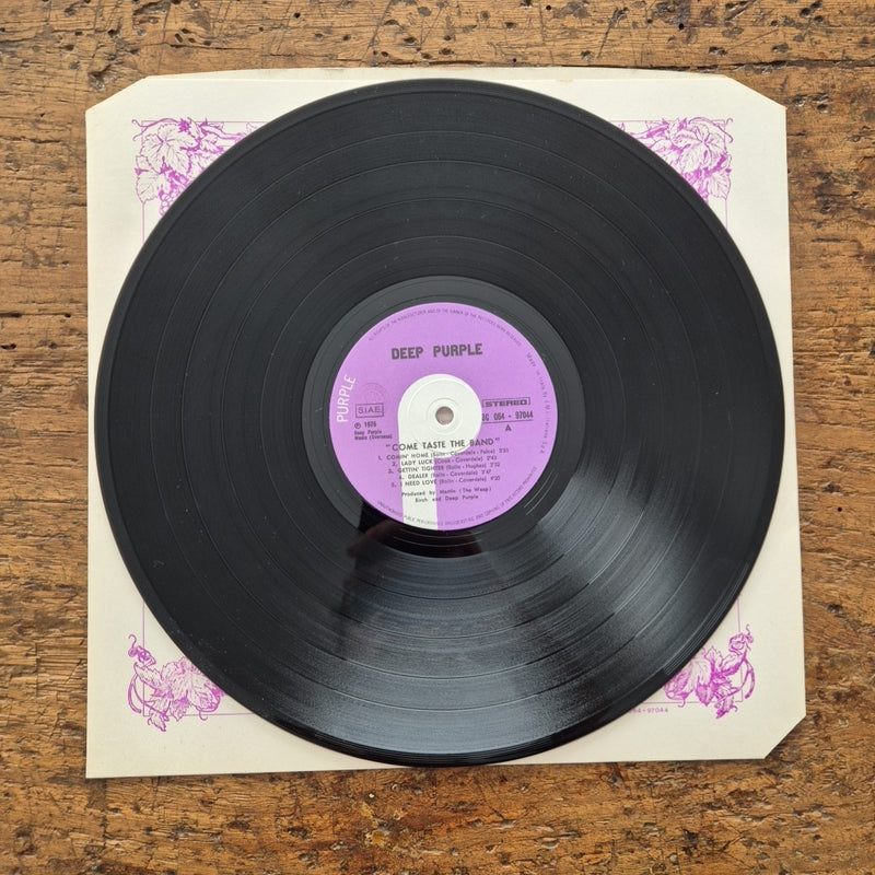 LP Deep Purple - Come Taste The Band Prima Stampa Italiana 1975