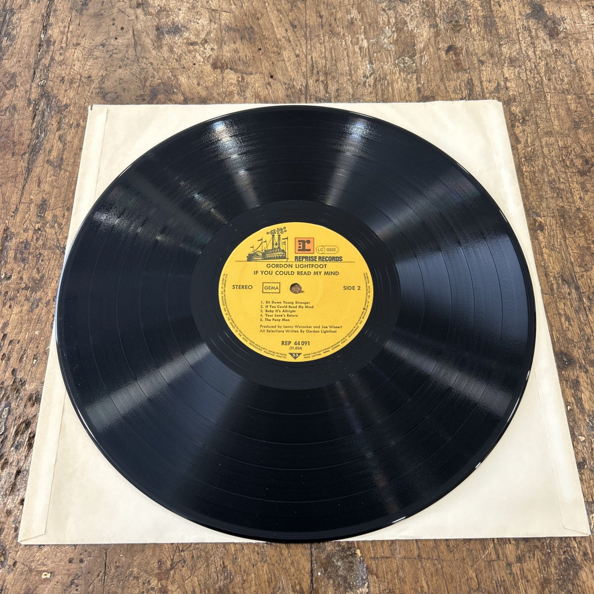 LP Gordon Lightfoot - If You Could Read My Mind 44091 Rock Vinile