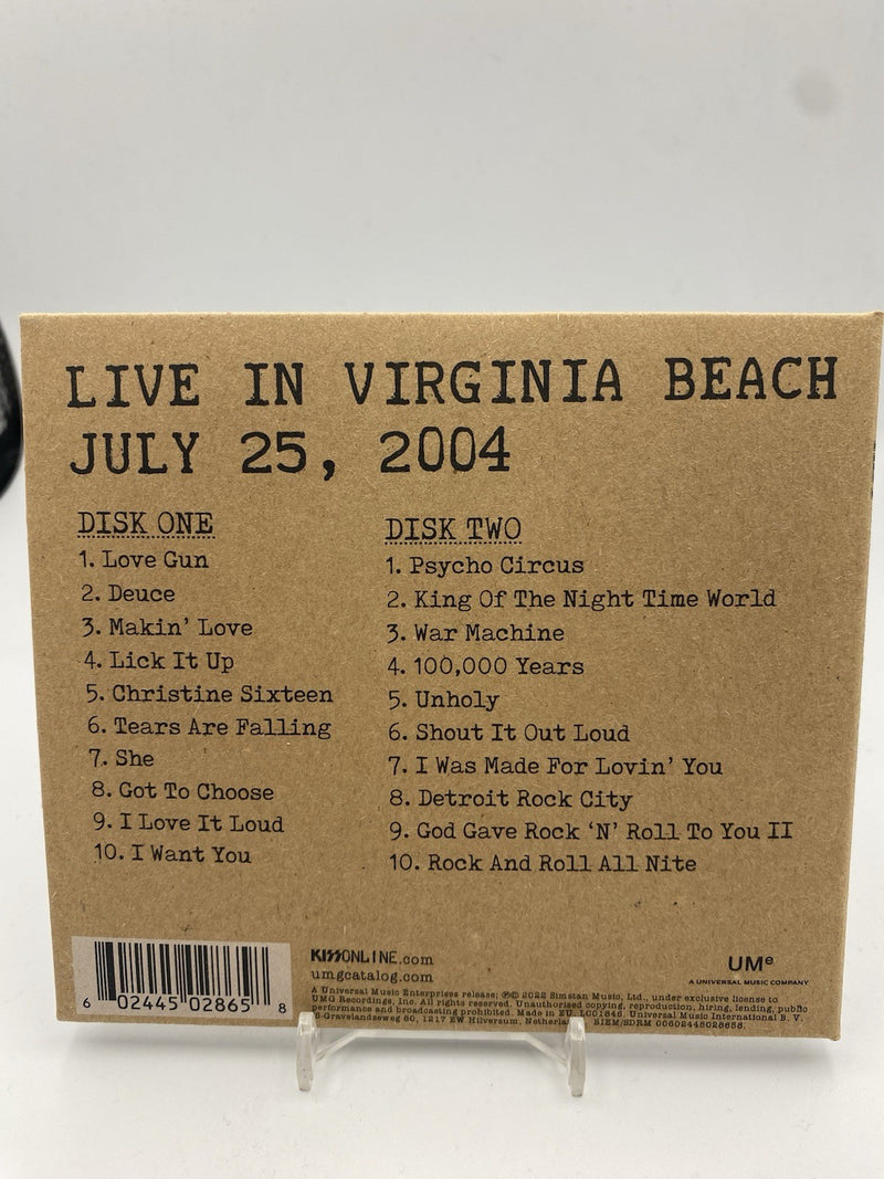 CD Kiss Off the Soundboard 2004 Live in  Virgina Beach x2 Cd