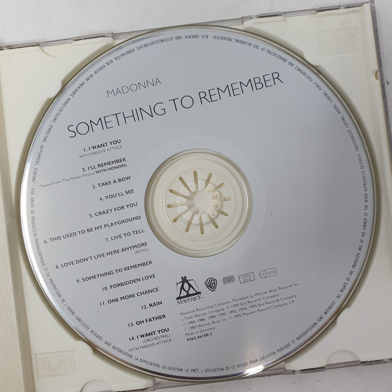 CD Madonna – Something To Remember Maverick – 9362-46100-2