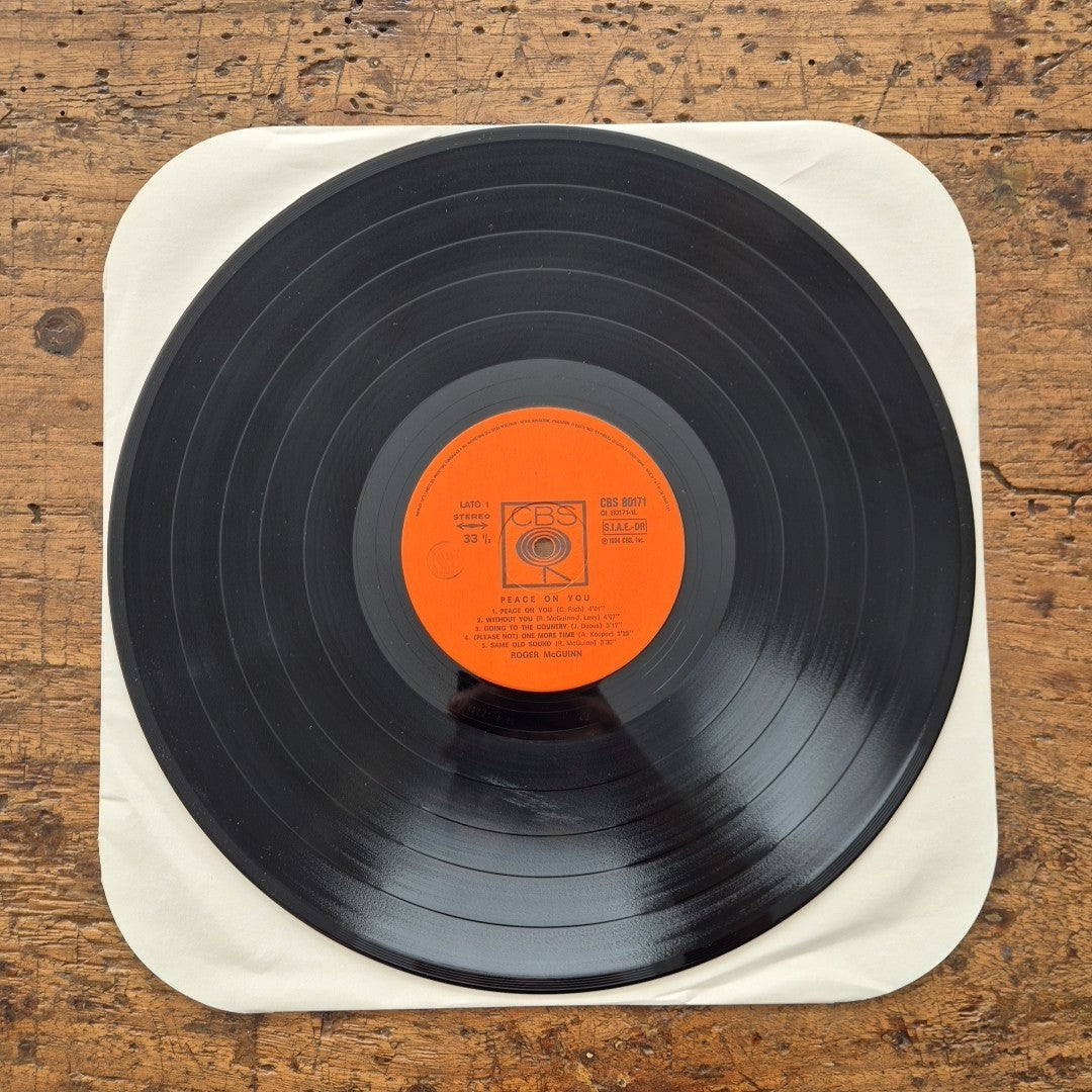 LP Roger McGuinn - Peace On You Prima Stampa Italiana 1974 Vinile 12