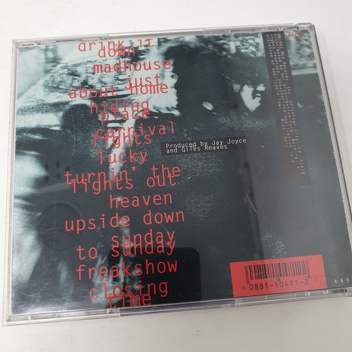 CD Bedlam – Into The Coals MCA Records – MCAD-10471