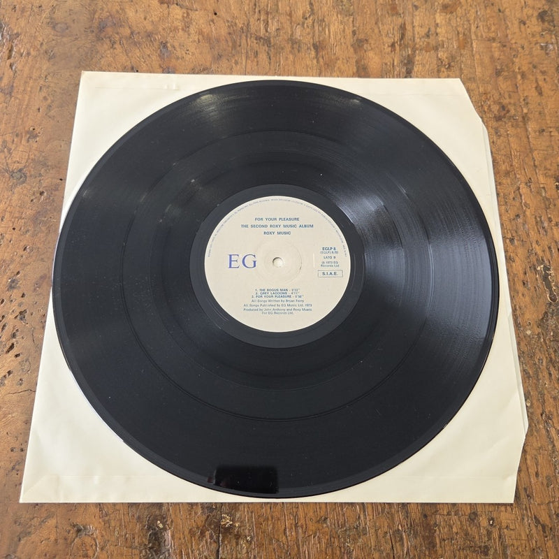LP Roxy Music - For Your Pleasure EGLP8 Made In Italy 1973 Gatefold Pop Soul
