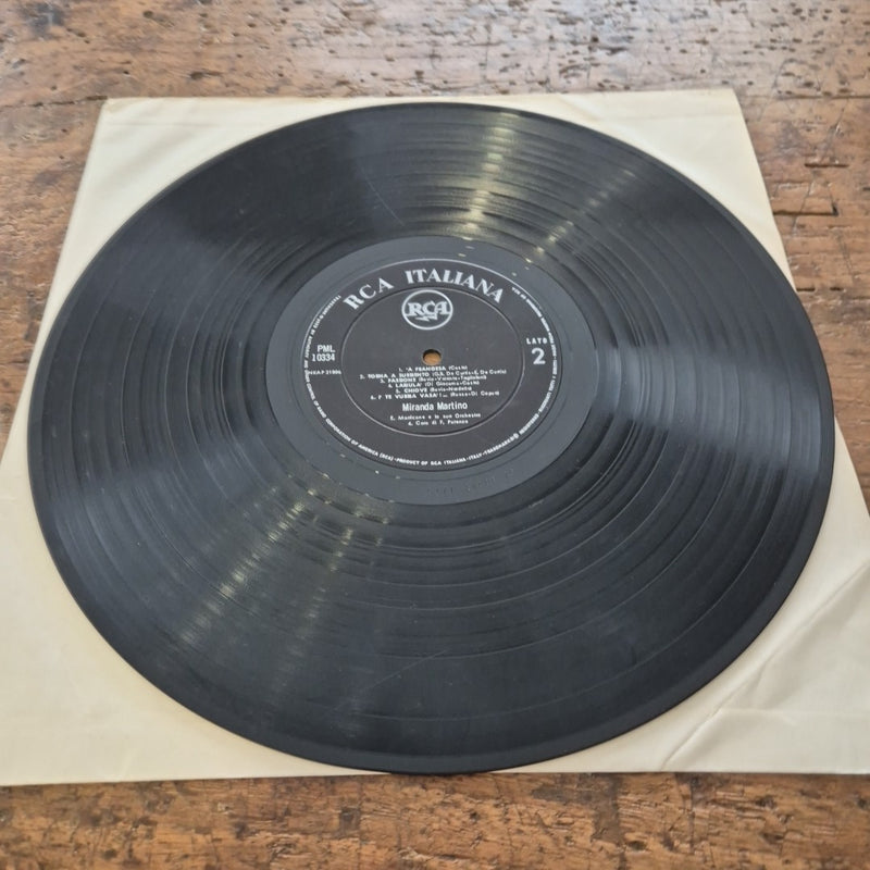 LP Miranda Martino - Napoli PML 10334 Musica Italiana Vinile Italy