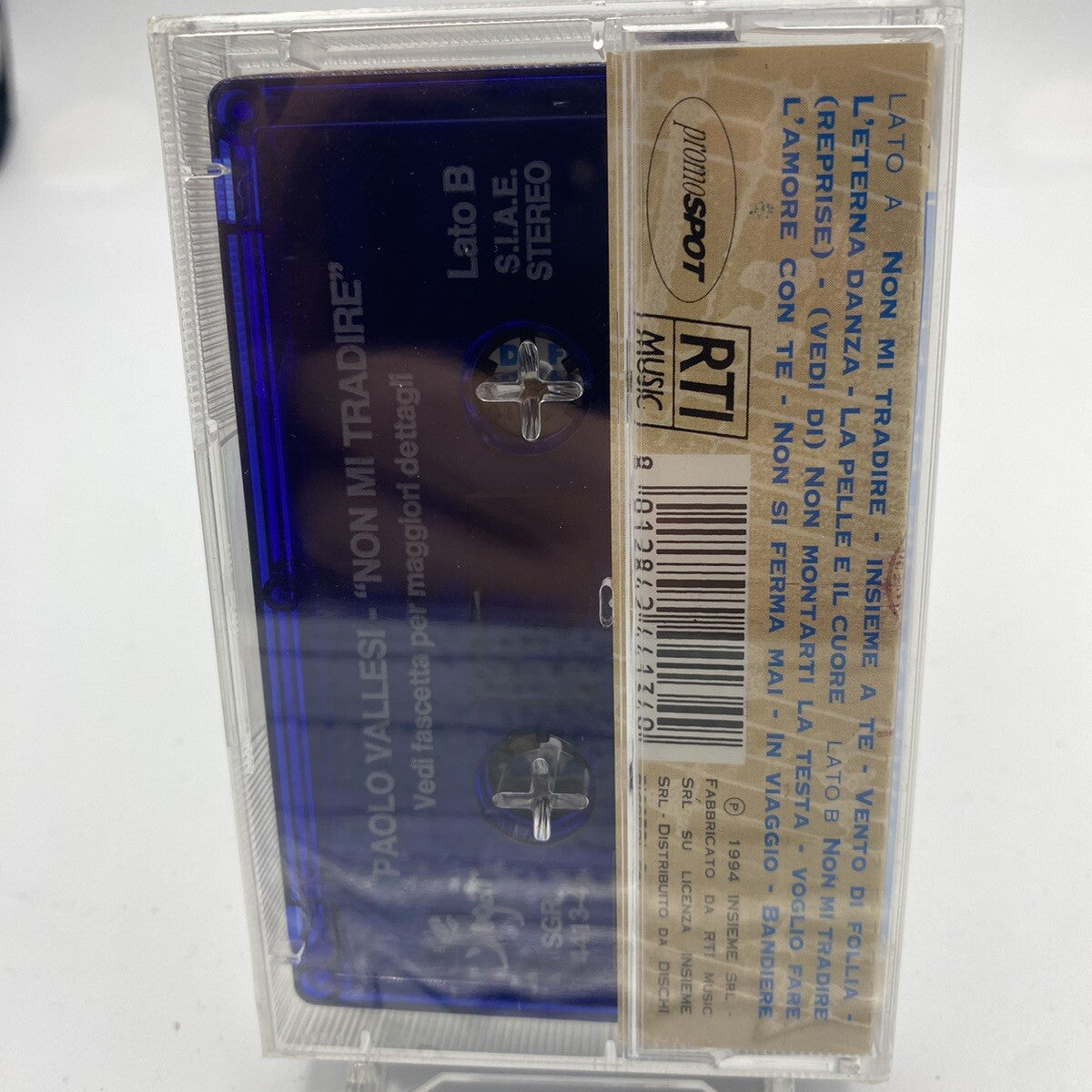 MUSICASSETTA Tape SS Paolo Vallesi MC7 Non Mi Tradire Italy