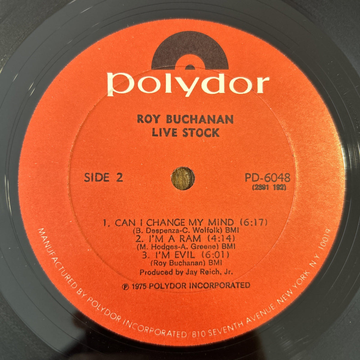 LP Roy Buchanan - Live Stock PD-6048 Made In USA 1975 Blues Rock Vinile