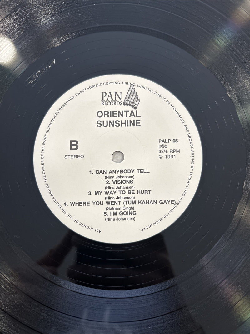 LP Oriental Sunshine - Dedicated To The Bird We Love PALP 05 VINILE Psychedelic