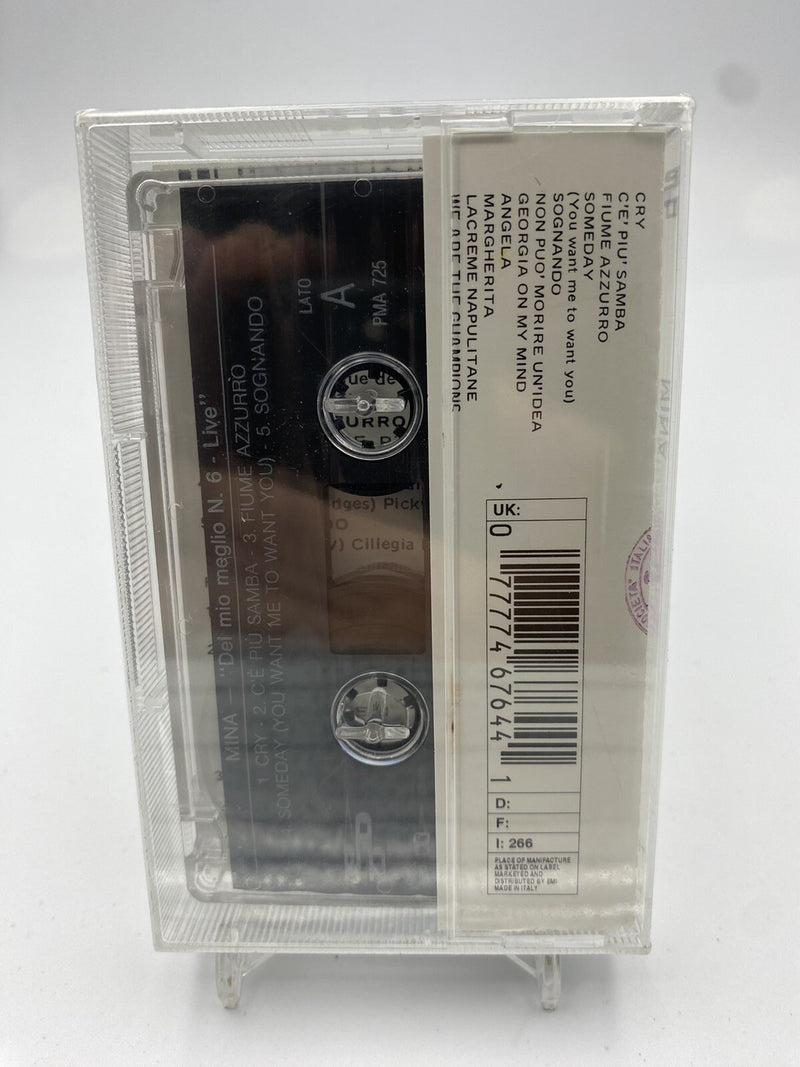 MUSICASSETTA Tape SS Mina - Del Mio Meglio N6 Live  Italy