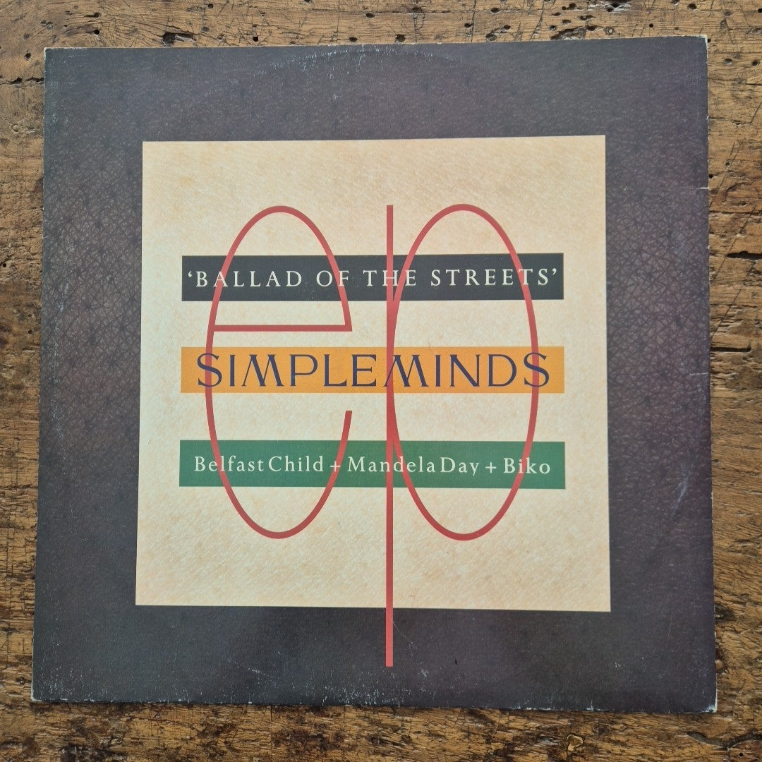 LP Simple Minds - Ballad Of The Streets SMXT 3 Musica Pop Rock Vinile